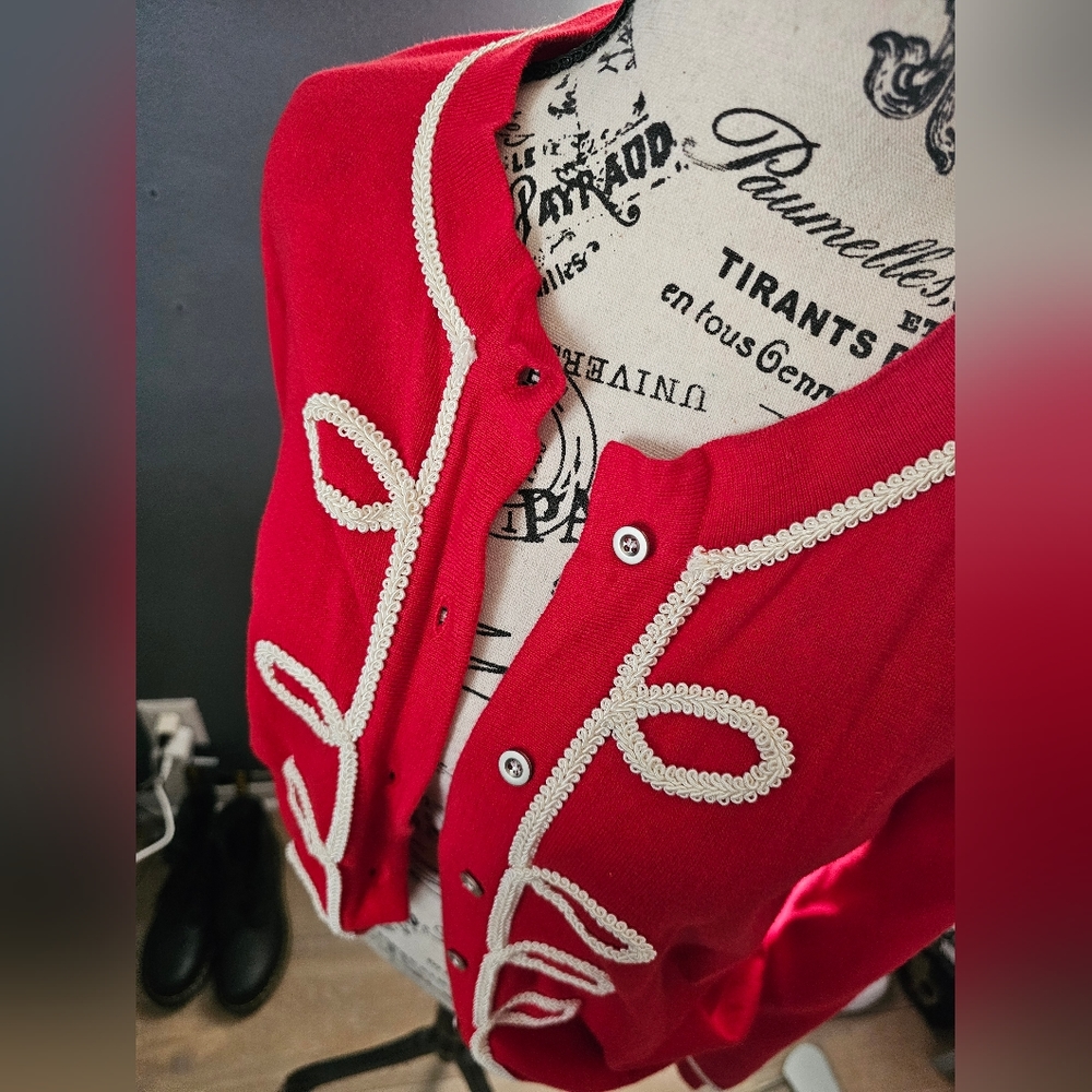 Vintage Style Pinup Cardigan